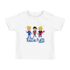 Little Boys' Rascal Flatts My First Shirt Childrens T-shirt 4T White