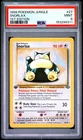 1999 POKEMON JUNGLE 1ST EDITION #27 SNORLAX PSA 9