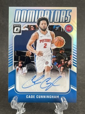 2024-2025 Donruss Optic Dominators autograph Cade Cunningham /99
