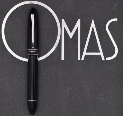 OMAS 360 MOMA Special Edition Black Fountain Pen w/ HT Finishing