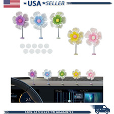5pcs Flower Car Dashboard Decor Cute Shaking Car Interior Rearview Mirror Or Ce 5pcs Flower Car Dashboard Decor Cute Shaking Car Interior Rearview Mirror Or Ce