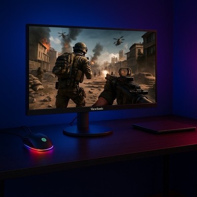 ViewSonic Gaming Monitor-VX2767U-2K 27  WQHD 1440p   1ms, 100Hz, FreeSync, NEW
