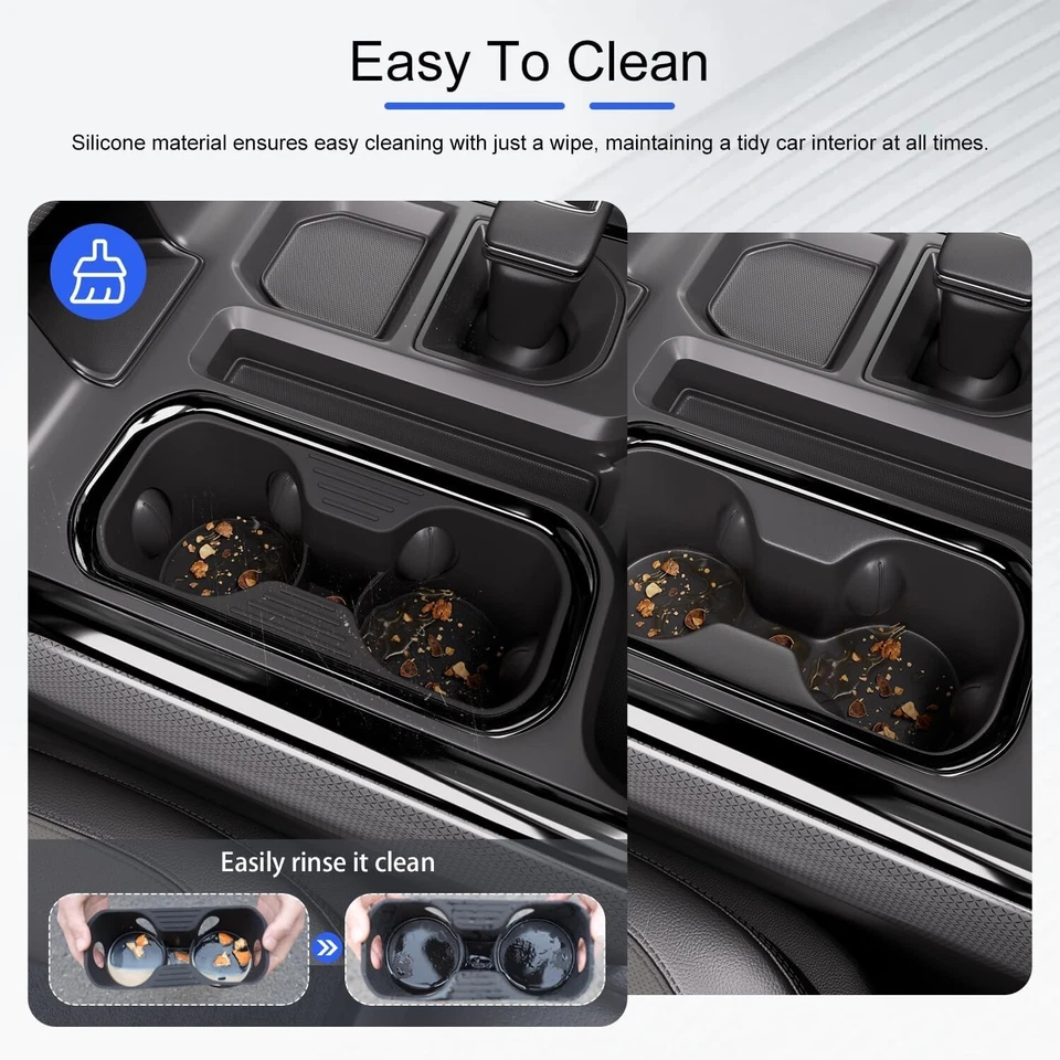 Cup Holder Center Console Organizer For 2022-2025 Chevy Silverado GMC Sierra - Image 2 of 4