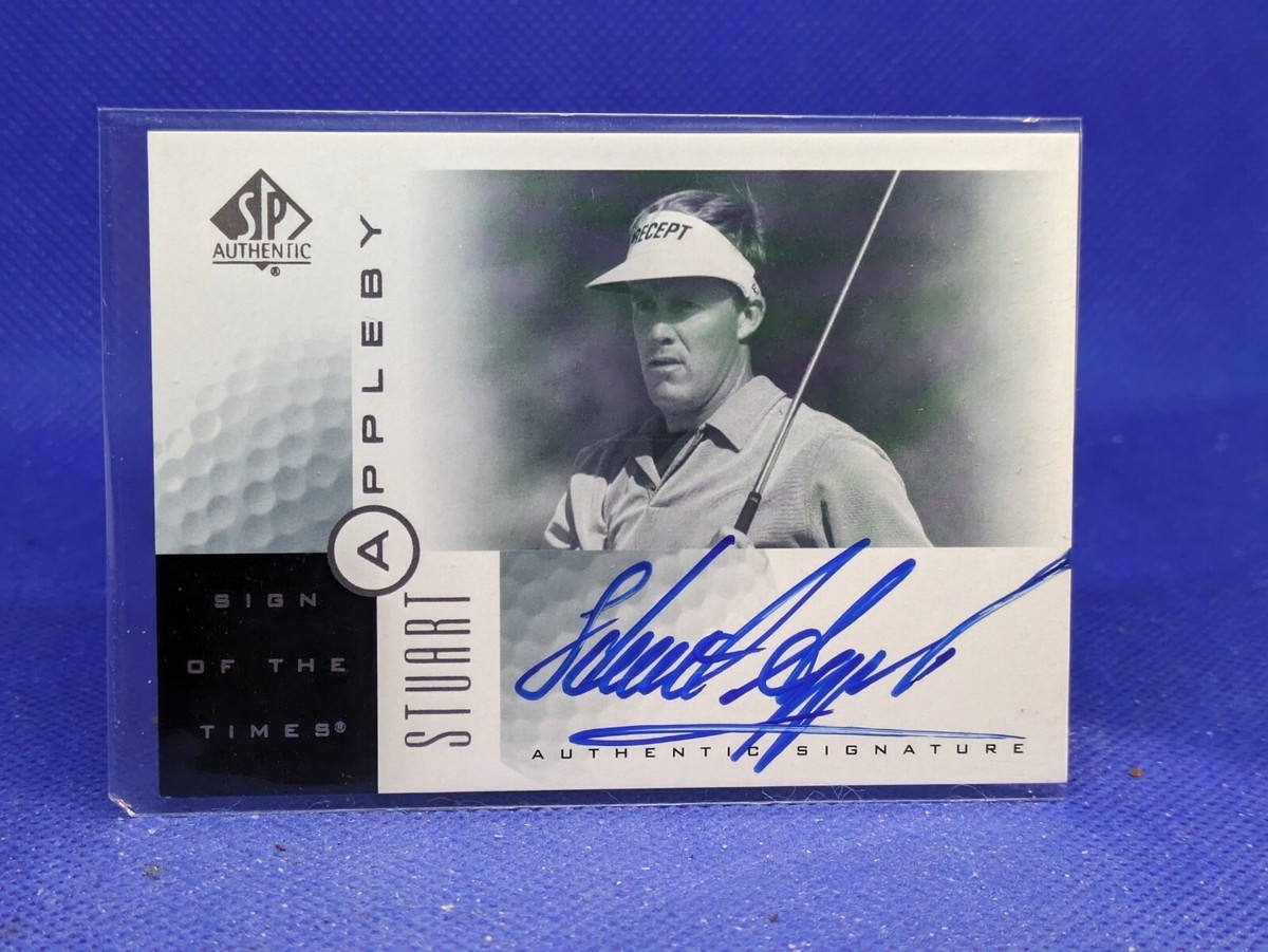 2001 SP Authentic Golf Sign of the Times AUTOGRAPH