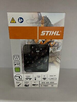 61PMM3 50 STIHL NEW CHAINSAW CHAIN SAW 14 in. 3/8p .43 gauge 61PMM3 50 STIHL NEW CHAINSAW CHAIN SAW 14 in. 3/8p .43 gauge