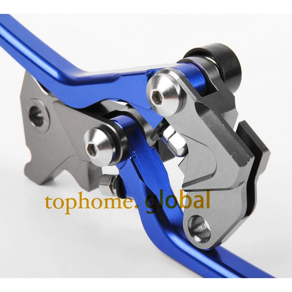 Palancas de freno embrague pivotante azul CNC para Yamaha SEROW 225/250 XT225/250 1986-2015 Foto 2 de 4