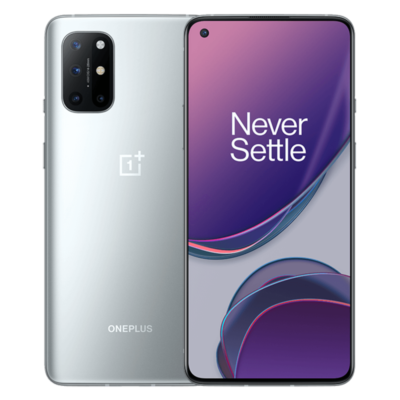 ★土日限定値引★ OnePlus 8T　8GB/128GB SIMフリー OnePlus 8T 5G Lunar Silver 128GB + 8GB Dual-Sim Factory