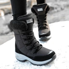 Women's Winter Boots Warm Non Slip Snow Boots Waterproof Work Shoes Outdoor 