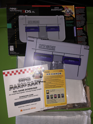 cib Nintendo New 3DS XL SNES Edition Mario Kart Bundle Game