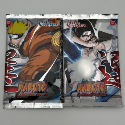 Naruto The Chosen Lot (2 Packs) CCG BOOSTER PACKS TCG New Sealed Bandai 2008