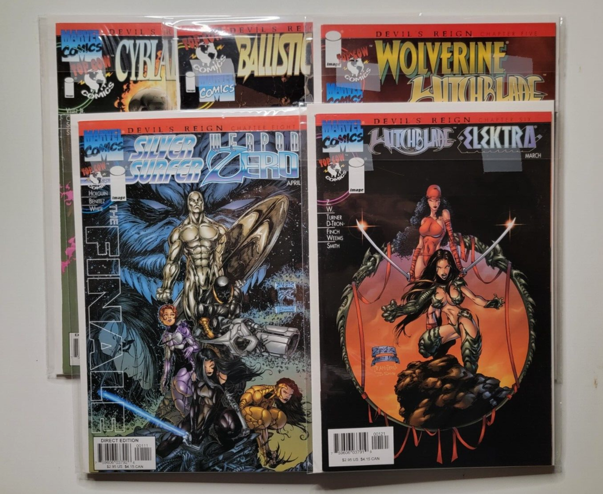 Devils Reign (1997 Marvel/Image) 1-8, 10 High Grade books!! | eBay