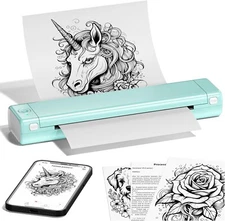 Itari M08F PortableTattoo Stencil-Printer - Bluetooth Wireless Thermal Printer