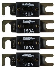 4 Pack ANL Blade Waffer Fuses 150 Amp Install Bay ANL-150 Car Boat Truck Bike