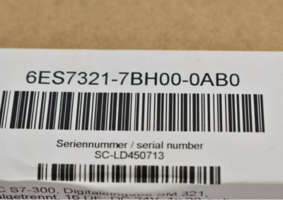 6ES7321-7BH00-0AB0 NEW SIEMENS S7-300 Digital Input Module 6ES7321-7BH00-0AB0