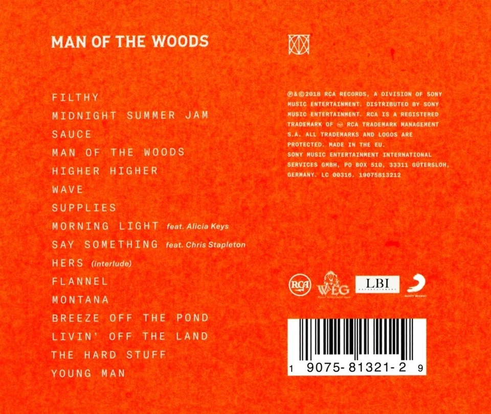 CD NEUF - Man of The Woods Justin Timberlake- C9 - Photo 2/2