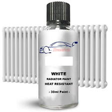 Xtremeauto White Radiator Touch Up Paint Heat Resistant Chip Filler Mark Metal
