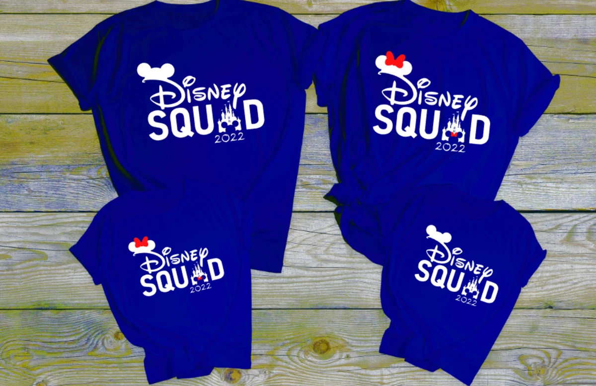 Matching Family Disney Holiday Disney squad Blue travel 2022 uk |