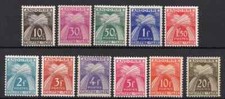 Andorre français - 1943 - Timbres-taxe n° 21 à 31 - Neuf ** ou *