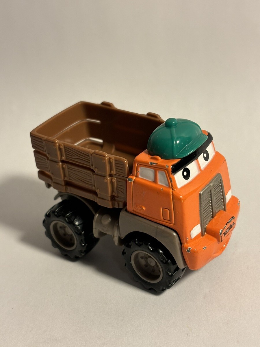 2000 Maisto/Hasbro Tonka Lil Chuck The Milk Truck orange Green Hat