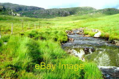 Photo 6x4 The Eglish River: Bluestack Mountains Edergole Bridge The Blues c2009