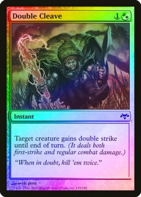 cleave cards mtg Double Cleave FOIL Eventide HEAVILY PLD White Red Common MAGIC MTG CARD  ABUGames