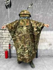 Anti-thermal imager, poncho protection from multicam thermal imagers. Military p