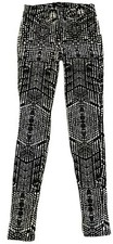 J Brand Womens Size 24 Super Skinny Black/White Kaleidoscope Print Jeans Stretch