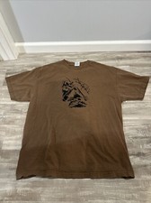 Vtg Y2K 2005 Jimmy Hendrix T Shirt Sz M Brown Music Band