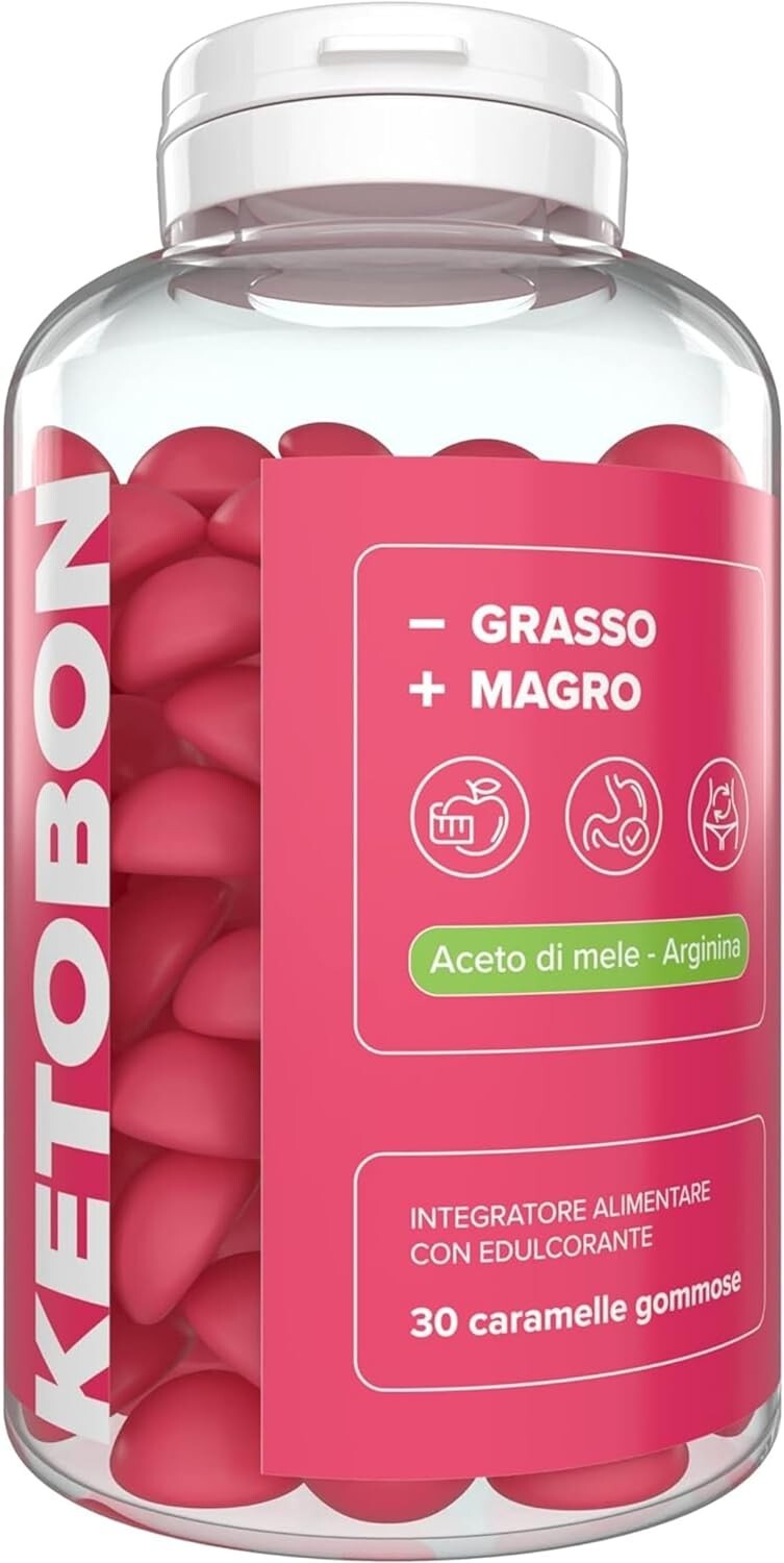 KetoBon Keto Caramelos Adelgazantes Quema Grasa Fuerte Para Adelgazar Dieta 60pz