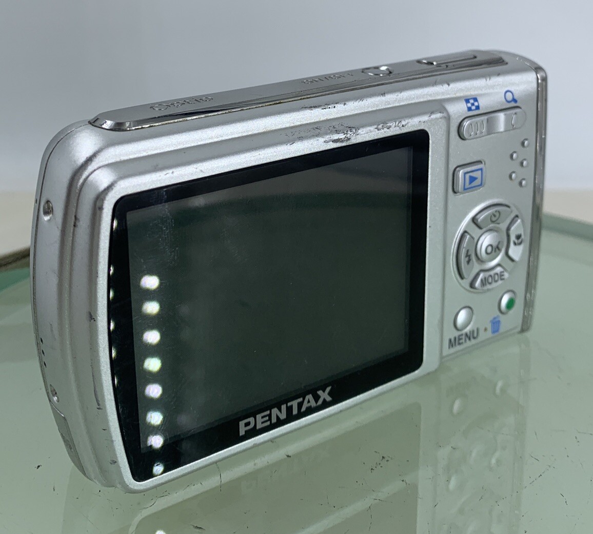 Pentax Optio M40 8.0MP Digital Camera - Silver for sale online | eBay