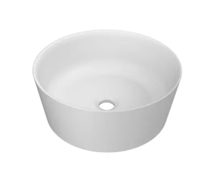 Jacuzzi Bathroom Sink 15 3/16" Matte White Vessel JLEV1515M RM5