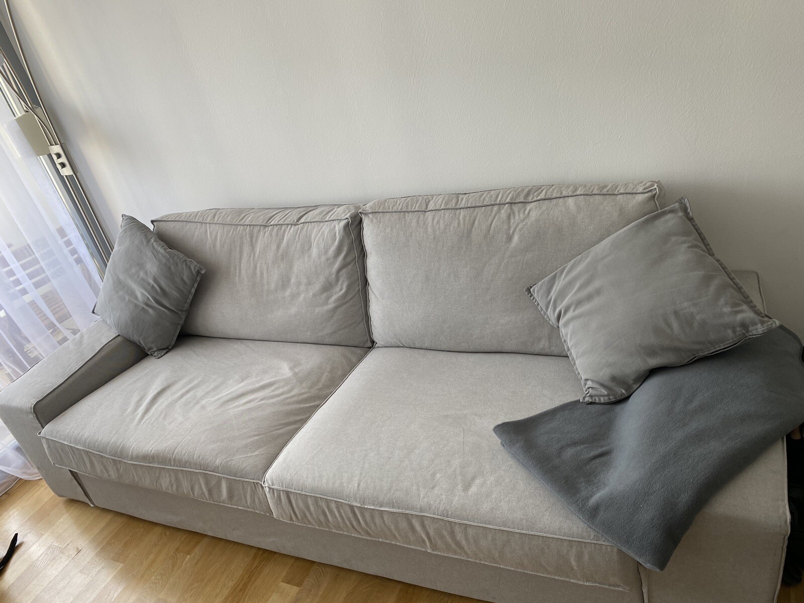IKEA Kivik 3erSofa gebraucht Grau eBay