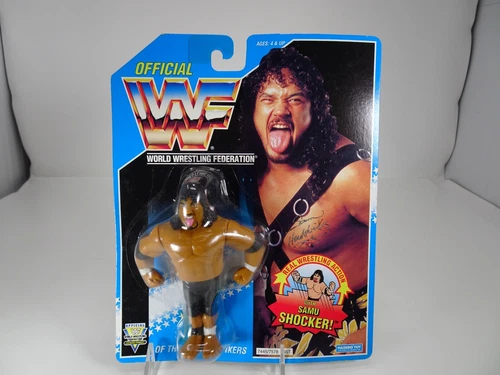 WWF Hasbro Samu Head Shrinkers 1993 Rare Vintage Original Factory Sealed MOC