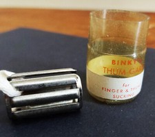 1950s Binky's Thum-Gard Stopsuk thumb sucking prevention guard