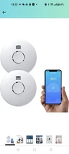 WiFi Smoke Detector, WiFi Smoke Alarm with Photoelectric Technology and LED,...