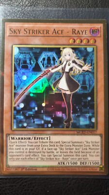 Sky Striker Ace - Raye 1st Ed MGED-EN017 M Yu-Gi-Oh Maximum Gold ED Series