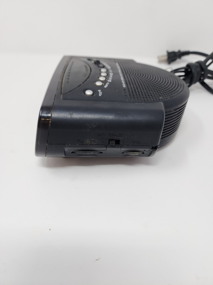 Sony Dream Machine Digital Clock Radio Model ICFC212 Black AM FM Alarm