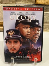 GLORY SPECIAL EDITION 1989 DENZEL WASHINGTON 2 DISCS FULL/WIDESCREEN USED/DVD