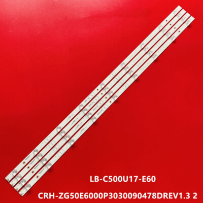 New LED Backlight Strips (4) Onn CRH-ZG50G5S3030090495R 100005396