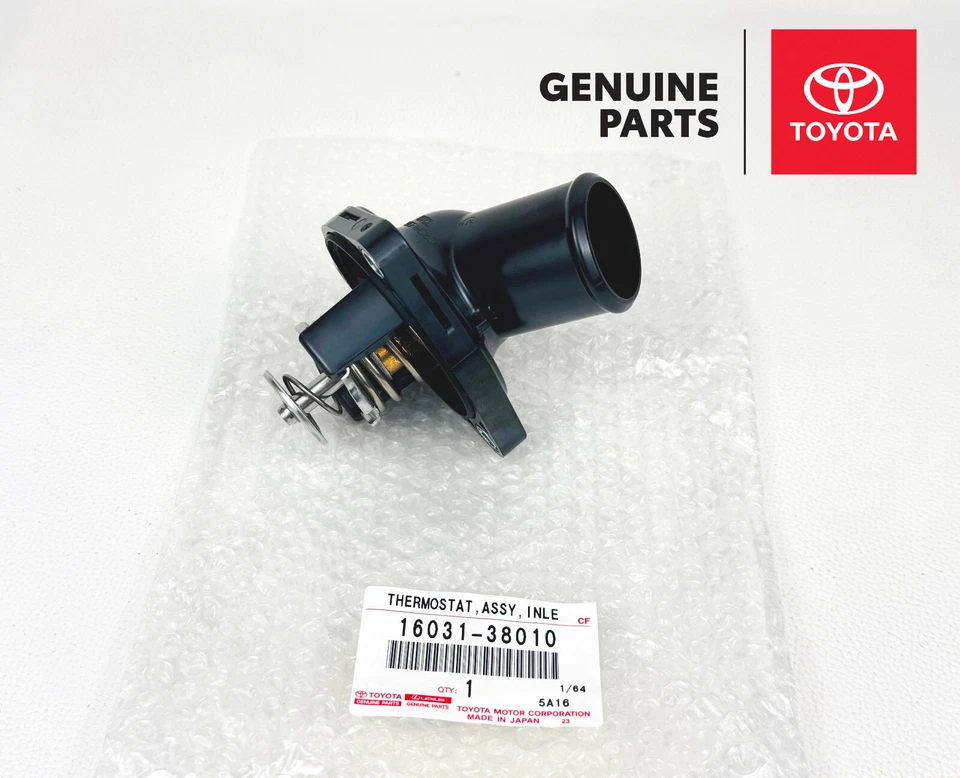 Oem Toyota Tundra Sequoia Land Cruiser Water Inlet with Thermostat 16031-38010 - Изображение 2 из 4