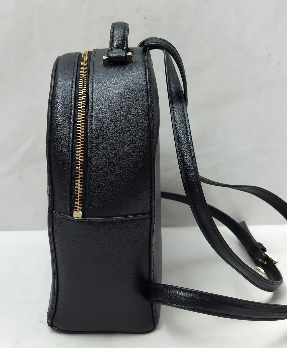 Kate Spade New York Black Leather Zipper Closure Top Handle Backpack KH078_001?$mobileProductV3$ main image 3