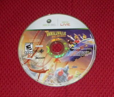 Thrillville Off the Rails (Microsoft Xbox 360, 2007)-Disc Only