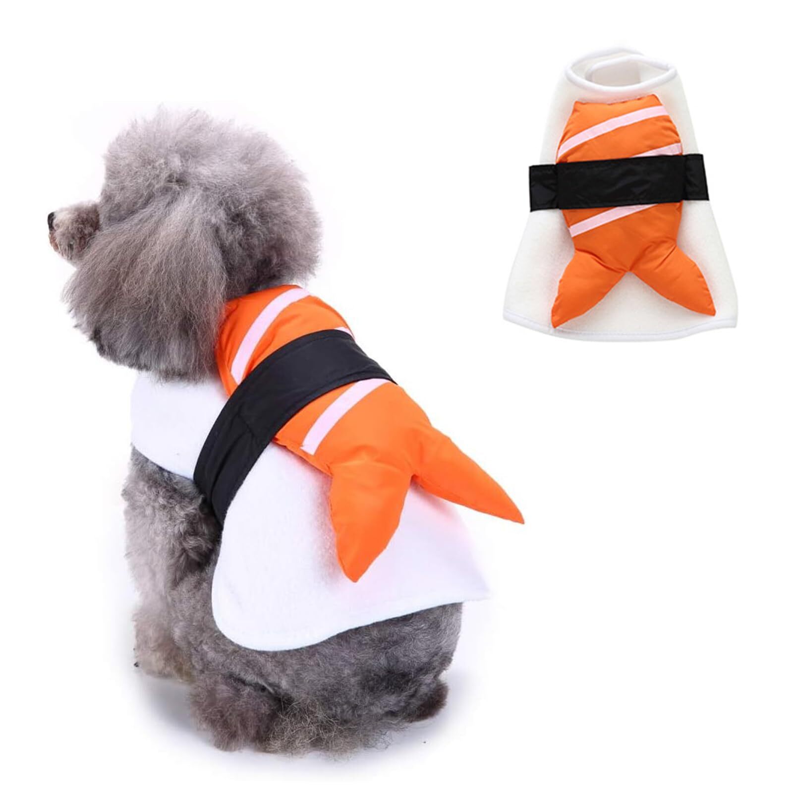 Sushi Dog Halloween Costume Fish Food Pet Costume, Cat Puppy Halloween Costum...