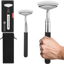 Svjetiq Oversized Extendable Back Scratcher for Men Women Extra Large, Black