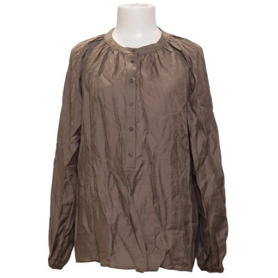 The Primark Edit, Bluse, Größe: 38, Grau, Modal/Polyamid, Einfarbig, Damen #beY