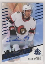 2022-23 Upper Deck SP Game Used New Grooves Auto Jake Sanderson #NG-19 Auto