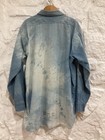 Vintage 40s WWII WW2 USN Navy Chambray Denim Shirt Stencil Named As Is Men's XL — photo 7