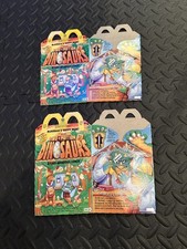2 Vintage 1992 McDonald's Dino Motion Dinosaurs Happy Meal Boxes Box