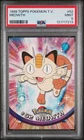 1999 Topps Pokemon Tv #52 Meowth PSA 9