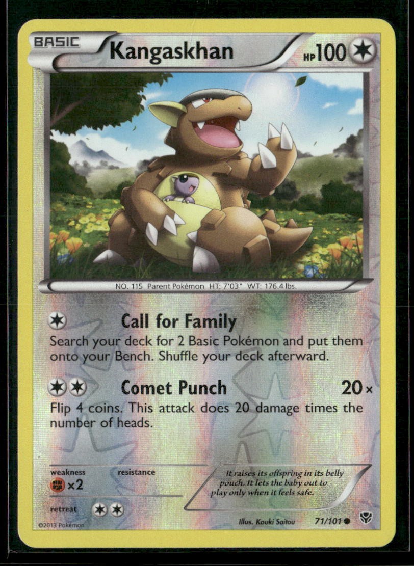 Kangaskhan Common Plasma Blast 71/101 LP